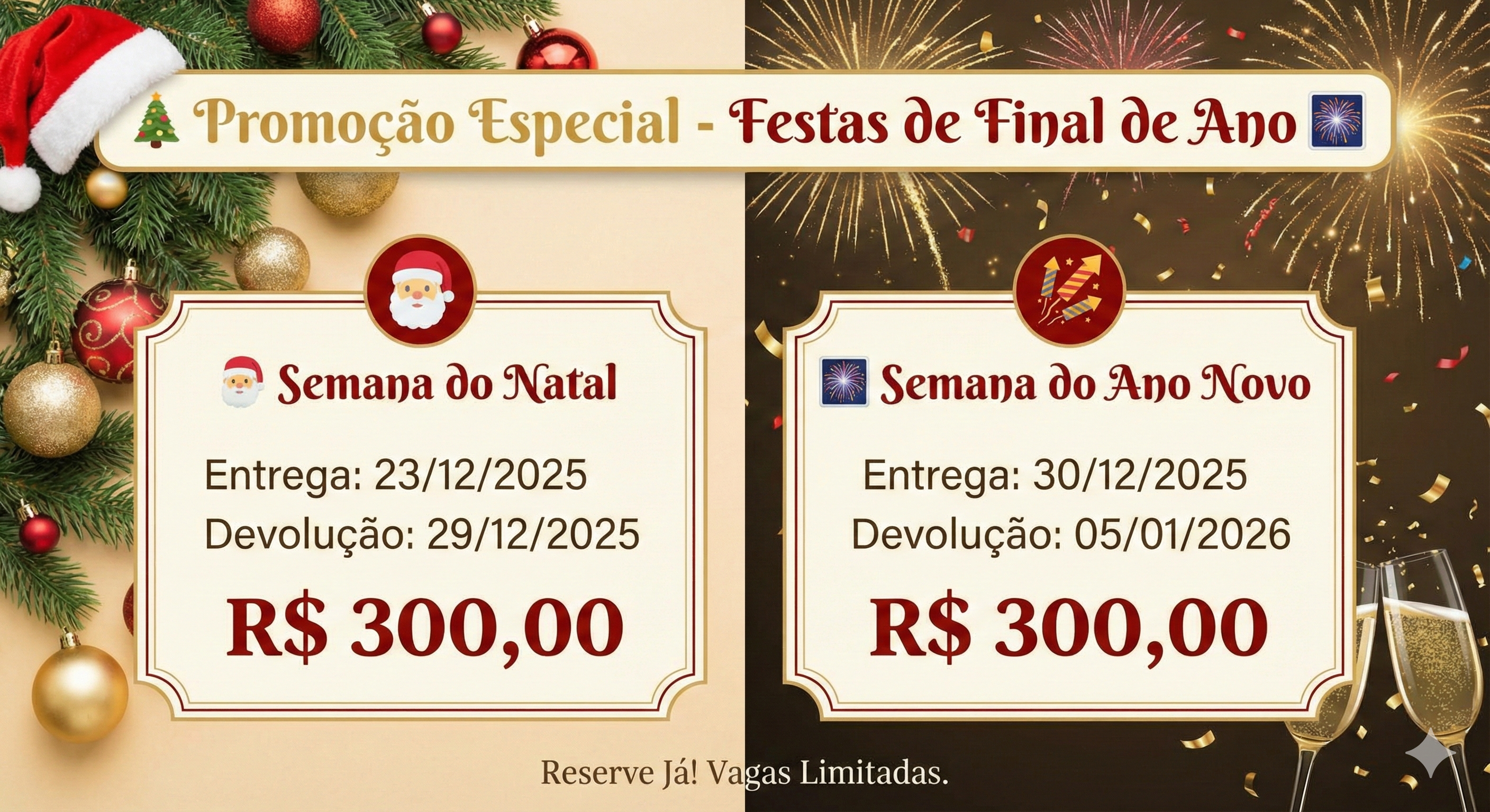 Promoção Natal e Ano Novo